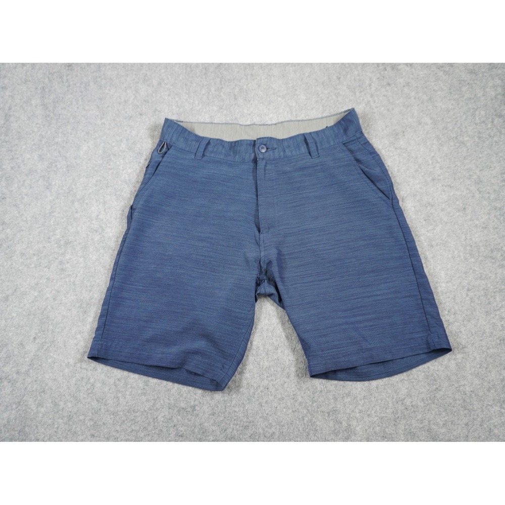 Ron Jon Surf Shop Men's Size 33 Board Shorts Blue Zip Pockets Lightweight